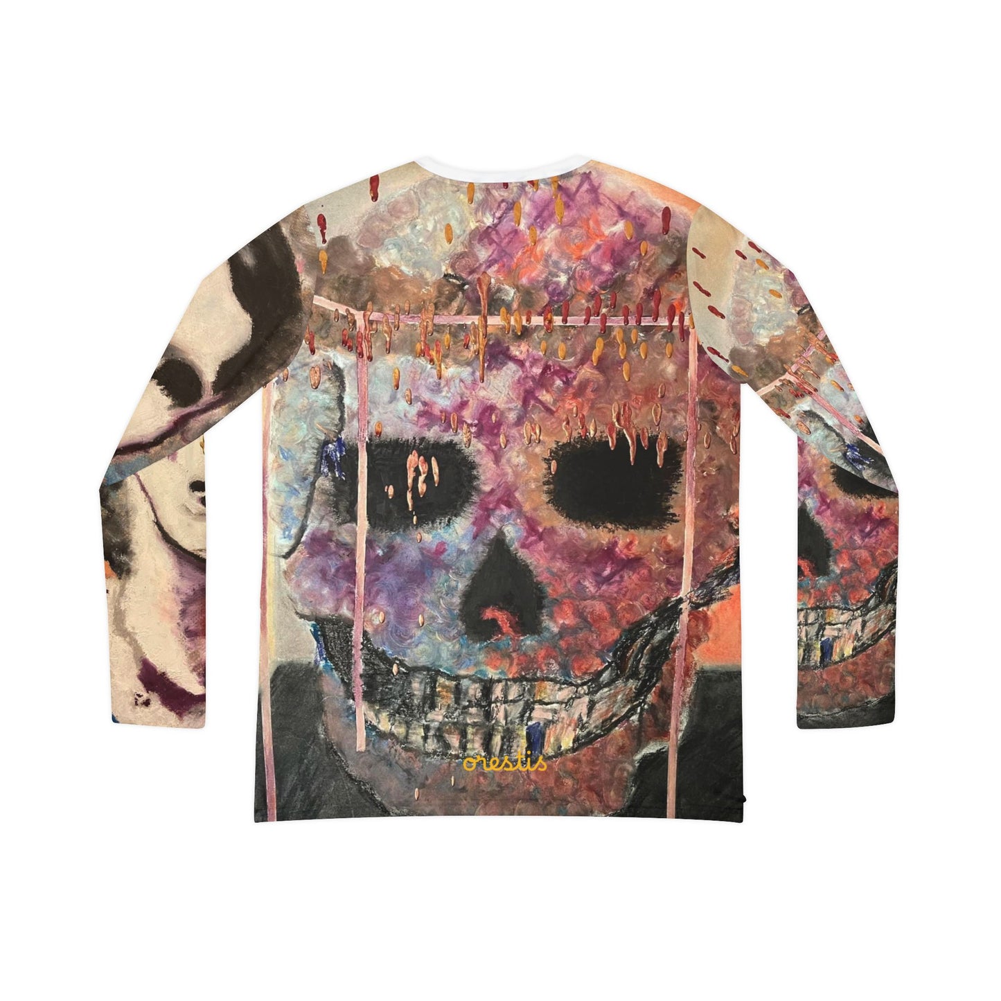 Women's Long Sleeve V-Neck | Skulls & Skeletons