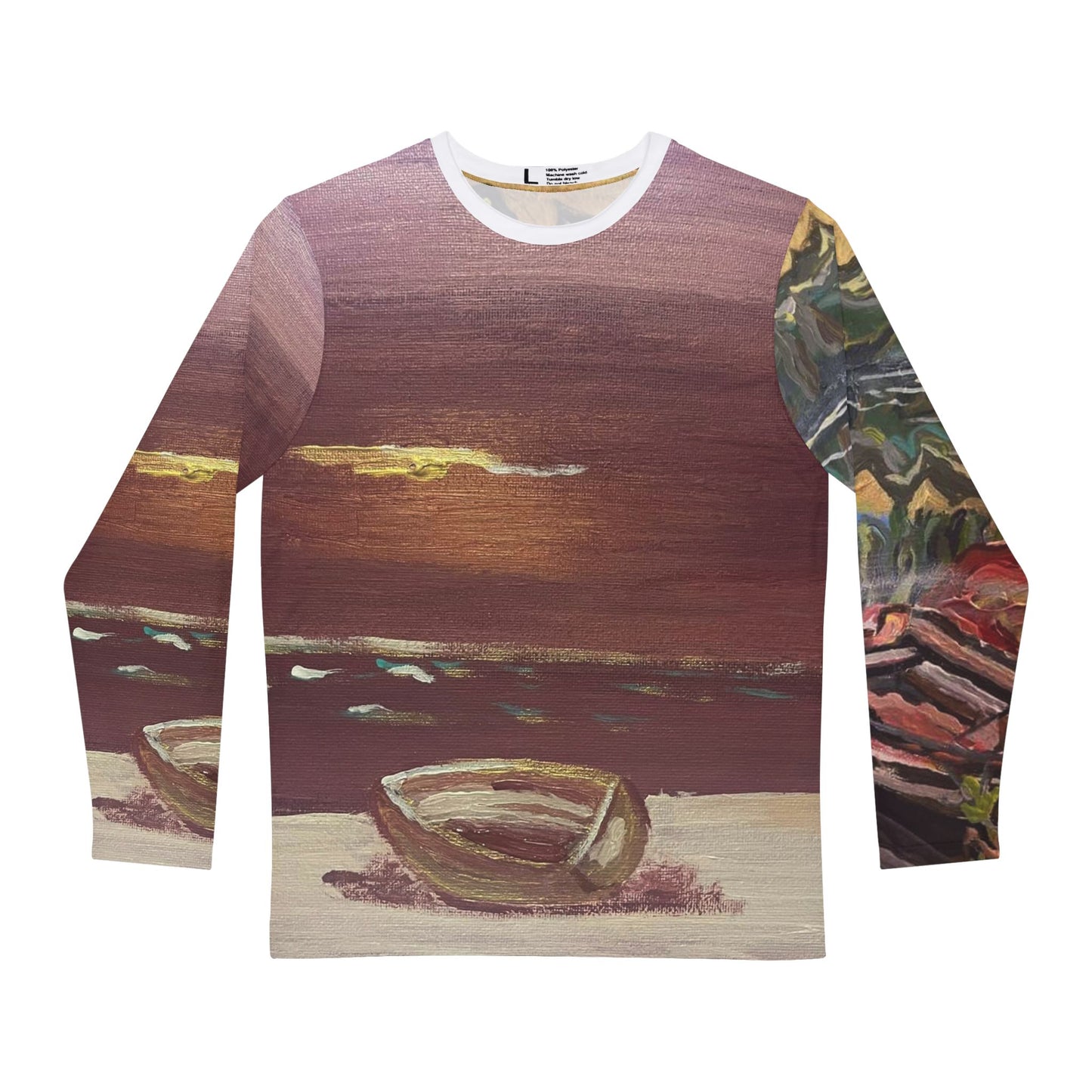 Men's Long Sleeve Shirt | Sunset Waters